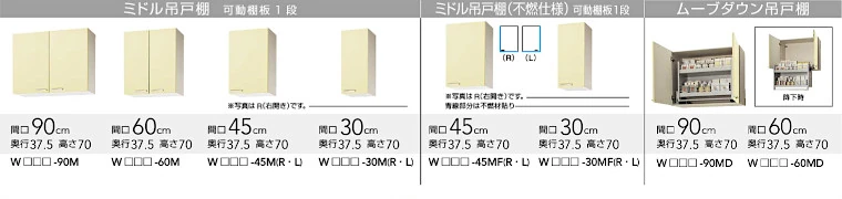 さくら クリナップ 木キャビキッチン 流し台 コンロ台 吊戸棚 見積もり 激安 価格 セクショナルキッチン 商品詳細7