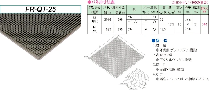 グレーチング frp 吹き抜け frpグレーチング ファイバーグレーチング 厨房 激安 価格 販売 格安 安い 安く買う 最安値 FRP製 ファイバーグレーチング16