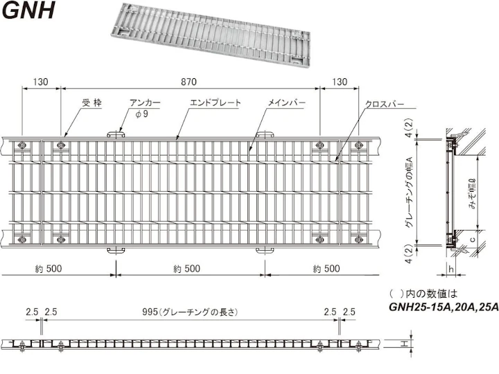 グレーチング frp 吹き抜け frpグレーチング ファイバーグレーチング 厨房 激安 価格 販売 格安 安い 安く買う 最安値 スチール製グレーチング17